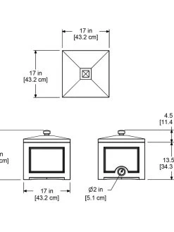 Fairfield Garden Hose Storage Bin -Garden Supplies 8587080 03V tif