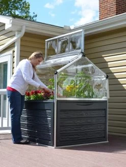 Canopia® By Palram Plant Inn™ Raised Bed Greenhouse, 4' X 4' -Garden Supplies 8588308 02V tif