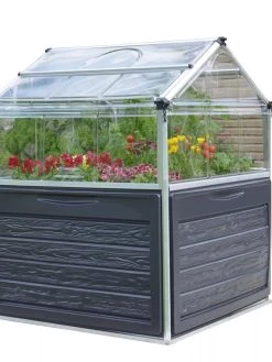 Canopia® By Palram Plant Inn™ Raised Bed Greenhouse, 4' X 4' -Garden Supplies 8588308 08V tif