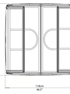 Canopia® By Palram Plant Inn™ Raised Bed Greenhouse, 4' X 4' -Garden Supplies 8588803 11V tif