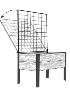 Space-Maker Pivoting Trellis, 4' -Garden Supplies 8590247 001 tif