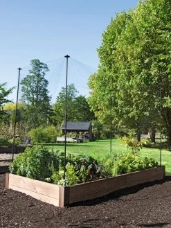 Protection Stakes For Netting, Set Of 4 -Garden Supplies 8594434 0015 tif