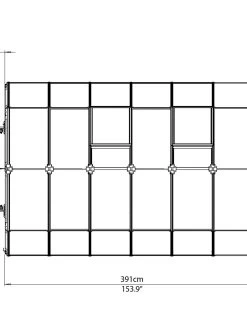 Canopia® By Palram Hobby Gardener Greenhouse, 8' -Garden Supplies 8599332 04V tif