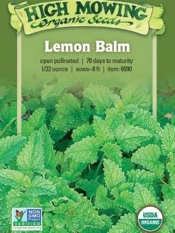Lemon Balm Organic Seeds -Garden Supplies 8599880 02V tif