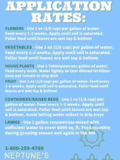 Neptune's Harvest Fish & Seaweed Fertilizer, 1 Quart 3 Neptune's Harvest Fish & Seaweed Fertilizer, 1 Quart -Garden Supplies 8610163 02V tif