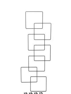 Building Blocks Wall Trellis, 45" -Garden Supplies 8610183 3933 tif