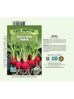 Cherry Belle Radish Organic Seeds -Garden Supplies 8610352 01v