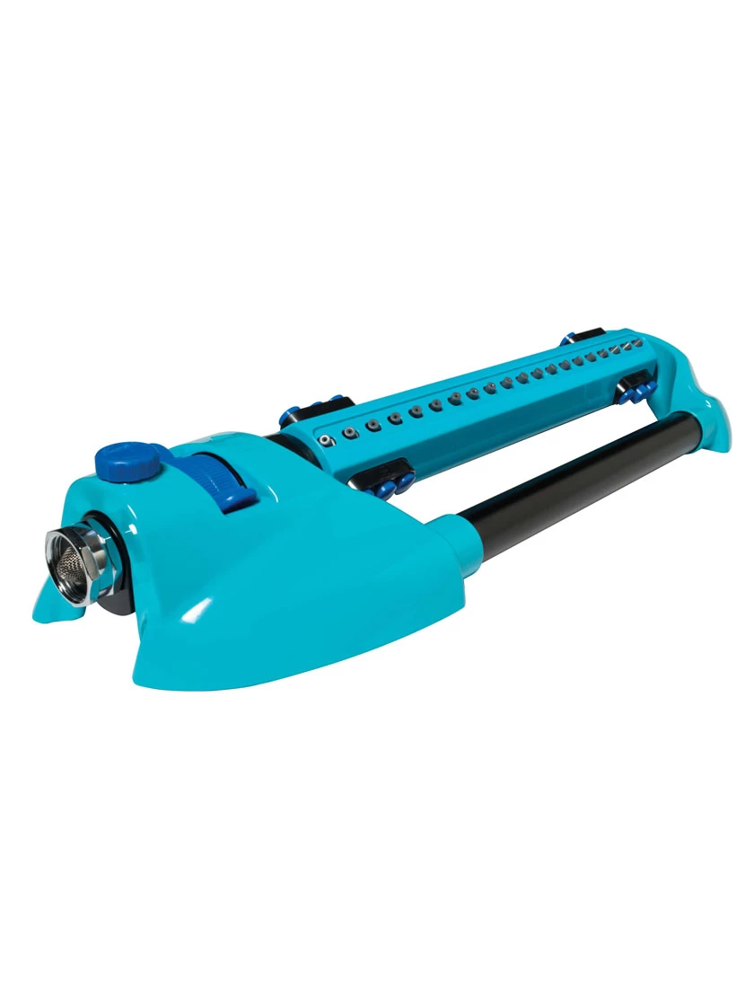 Aqua Joe AJ-OMS20-BRS Indestructible Metal Base Oscillating Sprinkler, 4973 Sq Ft Max Coverage 1 Aqua Joe AJ-OMS20-BRS Indestructible Metal Base Oscillating Sprinkler, 4973 Sq Ft Max Coverage