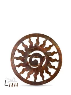 Rustic Sun Wall-Mount Garden Hose Hanger 6 Rustic Sun Wall-Mount Garden Hose Hanger -Garden Supplies 8611025 0828 tif