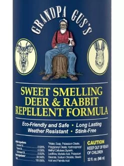 Grandpa Gus's Deer & Rabbit Repellent Spray -Garden Supplies 8612427 03V 3 4