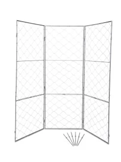 Chicken Wire Pea Trellis 13 Chicken Wire Pea Trellis -Garden Supplies 8612718 0050