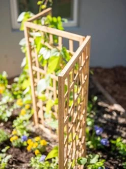 Bamboo Zig-Zag Trellis 24" X 36" -Garden Supplies 8613151 6459