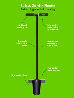 Yard Butler® Long Handled Bulb Planter -Garden Supplies 8613157 03v