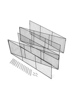 Chicken Wire Critter Fence, 16" High -Garden Supplies 8613249 3969