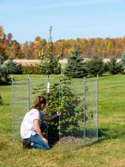 Tall Chicken Wire Critter Fence Extension Panel, Set Of 2 -Garden Supplies 8613260 0044 1