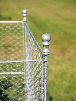 Tall Chicken Wire Critter Fence Extension Panel, Set Of 2 -Garden Supplies 8613260 0082 1
