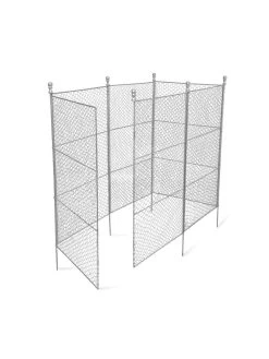 Tall Chicken Wire Critter Fence With Gate -Garden Supplies 8613260 6051