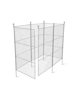 Tall Chicken Wire Critter Fence With Gate -Garden Supplies 8613260 6052