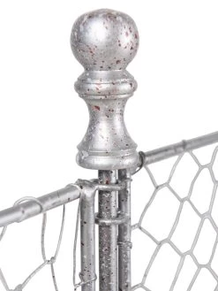 Tall Chicken Wire Critter Fence With Gate -Garden Supplies 8613260 6057
