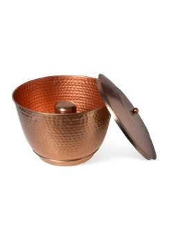 Hammered Copper Hose Pot With Lid 18 Hammered Copper Hose Pot With Lid -Garden Supplies 8613311 5812