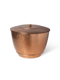 Hammered Copper Hose Pot With Lid 19 Hammered Copper Hose Pot With Lid -Garden Supplies 8613311 5815