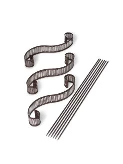 Scroll Linking Stakes, Set Of 3 -Garden Supplies 8613321 5899