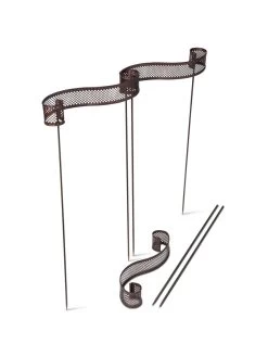 Scroll Linking Stakes, Set Of 3 -Garden Supplies 8613321 5901
