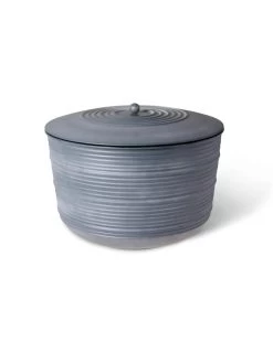 Ribbed Hose Pot With Lid -Garden Supplies 8613332 5801